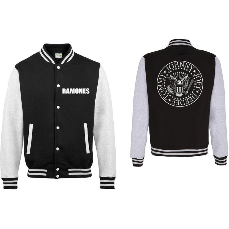 RAMONES - PRESIDENTIAL SEAL (GIACCA COLLEGE UNISEX TG. S)