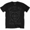 BRING ME THE HORIZON HAND DRAWN SHIELD MENS BLACK