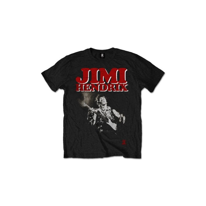 JIMI HENDRIX - BLOCK LOGO (T-SHIRT UNISEX TG. L)