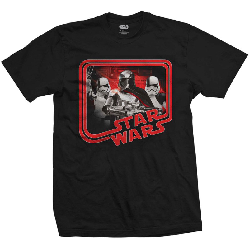 STAR WARS MEN'S TEE: EPISODE VIII PHASMA RETRO (MEDIUM)