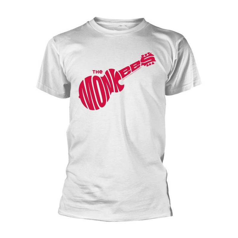 MONKEES, THE GUITAR LOGO (WHITE)