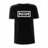 NINE INCH NAILS CLASSIC WHITE LOGO TS BLACK