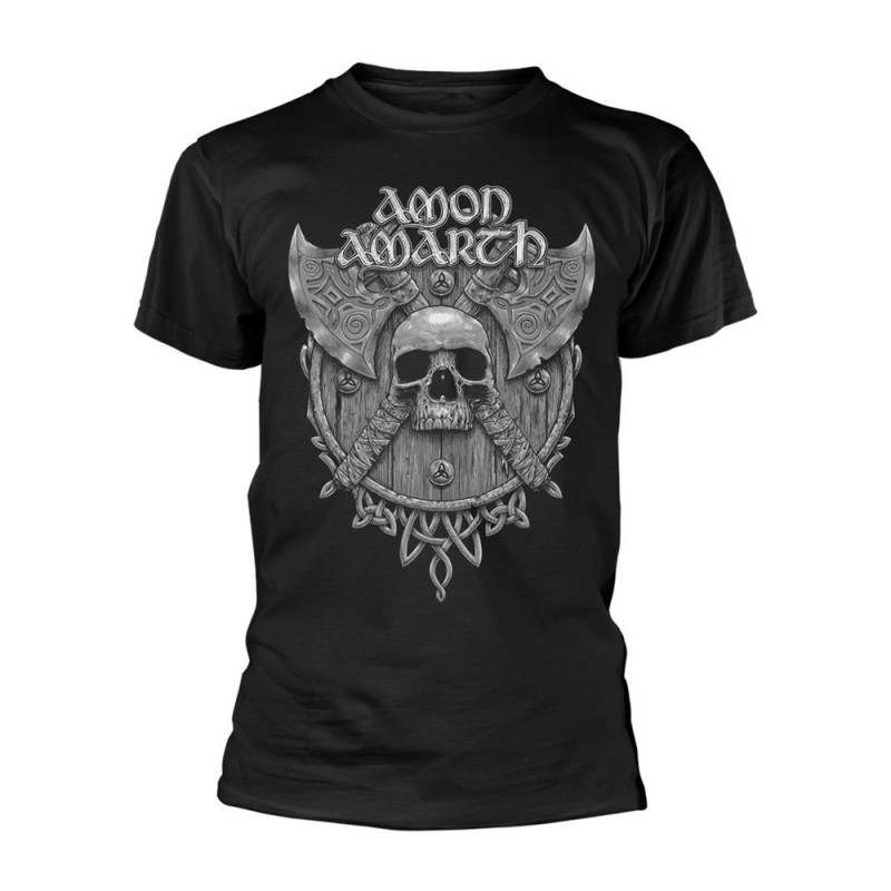 AMON AMARTH GREY SKULL TS