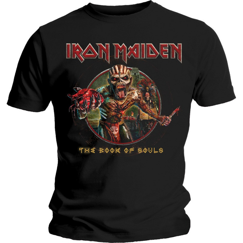 IRON MAIDEN - BOOK OF SOULS EDDIE CIRCLE (T-SHIRT UNISEX TG. S)