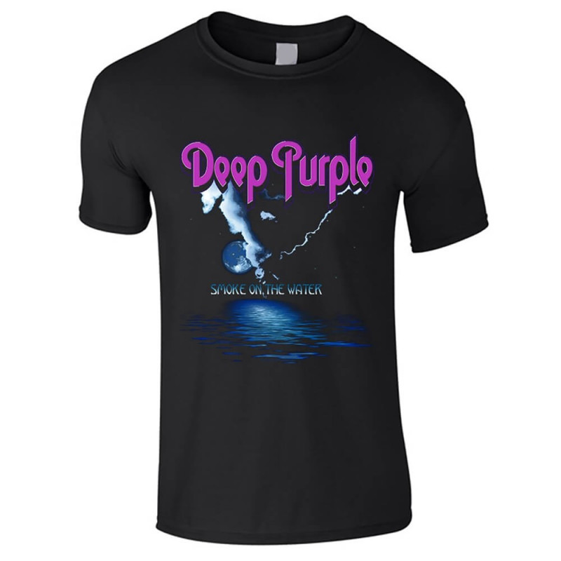 DEEP PURPLE SMOKE ON THE WATER BLACK