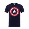 MARVEL COMICS CAPTAIN AMERICA DISTRESSED SHIELD TS