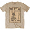 BOB DYLAN FLYER MENS SAND T SHIRT: MEDIUM