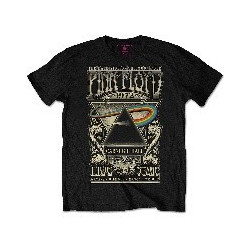 PINK FLOYD MEN'S TEE: CARNEGIE HALL POSTER (LARGE)