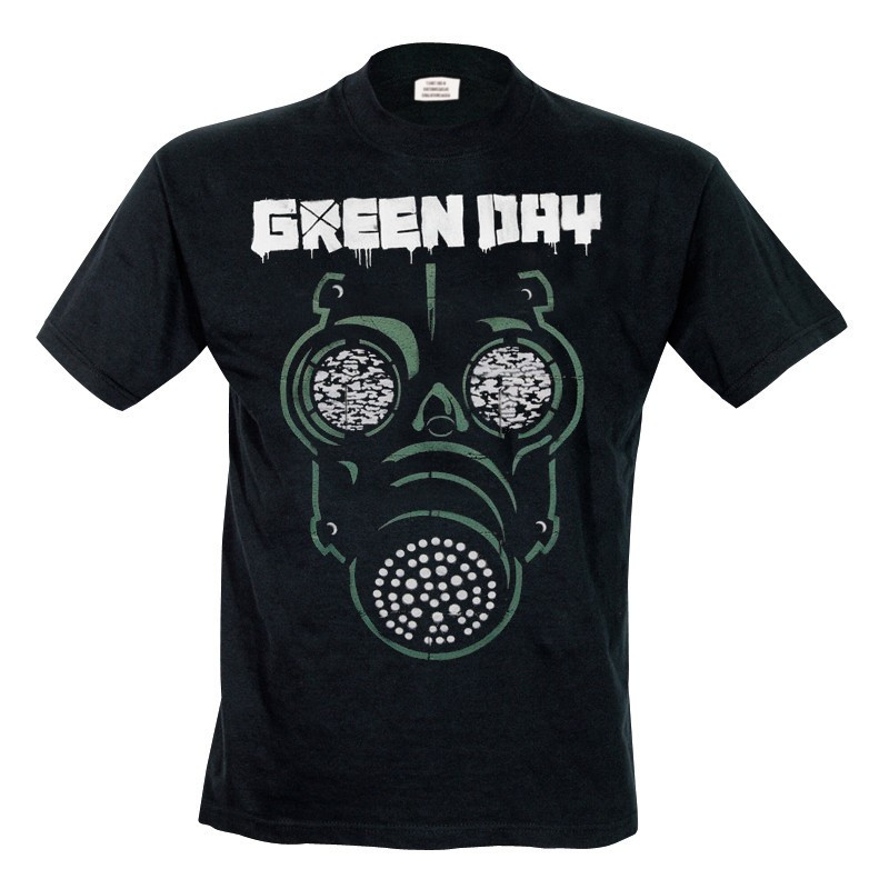 GREEN DAY - GREEN MASK (T-SHIRT UNISEX TG. L)