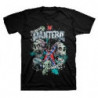 PANTERA TEXAS SKULL MENS BLACK T SHIRT: MEDIUM