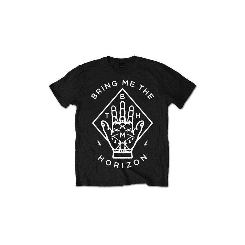 BRING ME THE HORIZON UNISEX TEE: DIAMOND HAND (XX-LARGE)