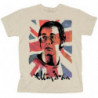 ELTON JOHN UNISEX TEE: UNION JACK (MEDIUM)