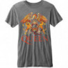 QUEEN - BURN-OUT CLASSIC CREST GREY (T-SHIRT UNISEX TG. L)