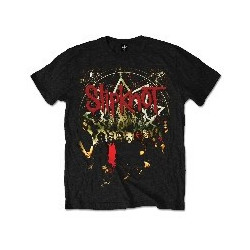 SLIPKNOT T-SHIRT  XL BLACK UNISEX  WAVES