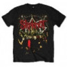 SLIPKNOT T-SHIRT  XL BLACK UNISEX  WAVES