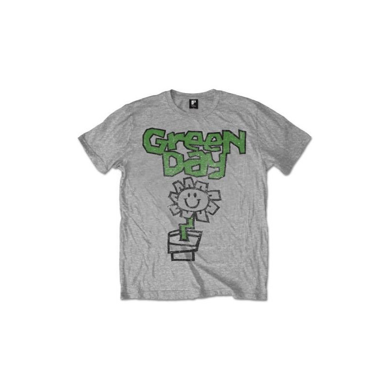 GREEN DAY - FLOWER POT (T-SHIRT UNISEX TG. M)