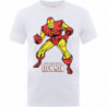 IRON MAN POSE BOYS WHITE TS: 12 - 13 YEARS