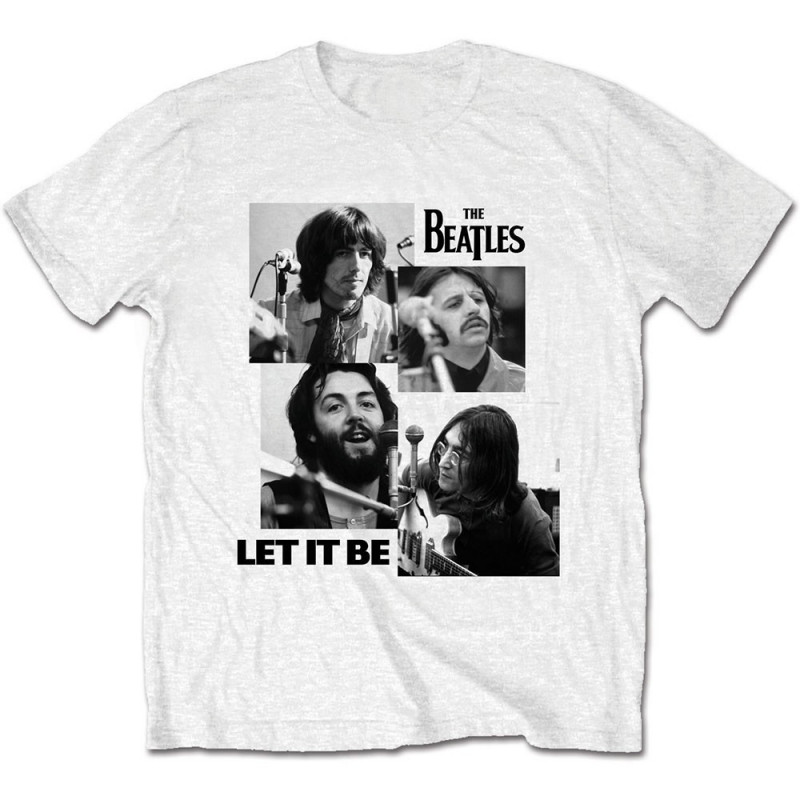 BEATLES (THE) - LET IT BE WHITE (T-SHIRT UNISEX TG. XL)