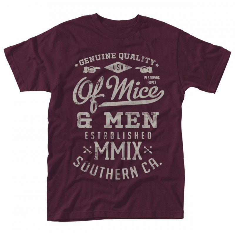 OF MICE AND MEN GENUINE (MAROON)