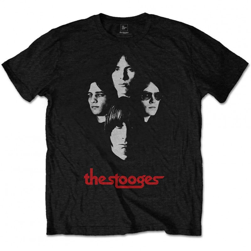 IGGY & THE STOOGES UNISEX TEE: GROUP SHOT (SMALL)