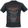 VAN HALEN UNISEX TEE: INVASION TOUR '80 (MEDIUM)