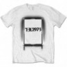 THE 1975 UNISEX TEE: BLACK TOUR (LARGE)