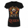 QUEEN LADIES TEE: CLASSIC CREST (XX-LARGE)