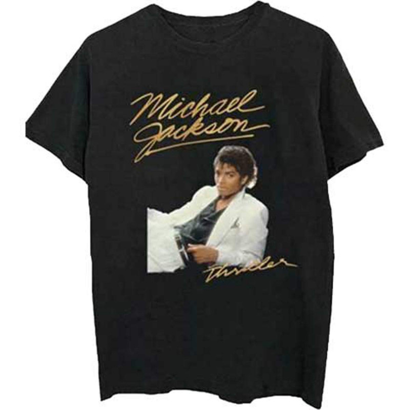 MICHAEL JACKSON UNISEX TEE: THRILLER WHITE SUIT (X-LARGE)