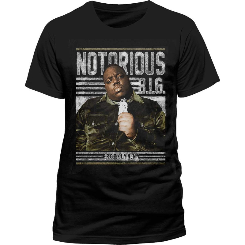 BIGGIE SMALLS UNISEX TEE: NOTORIOUS BIG CHAIN (X-LARGE)