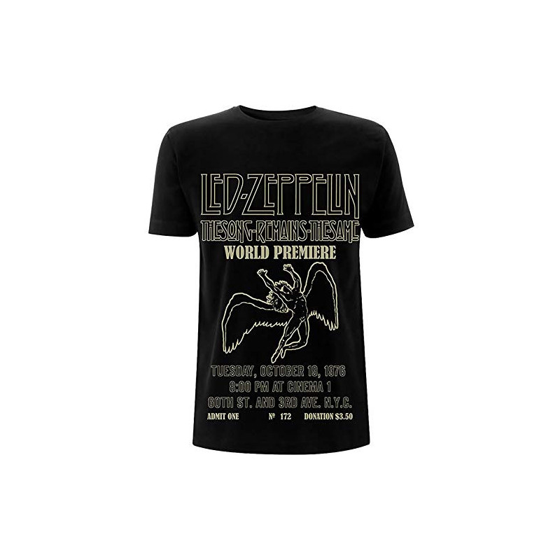 LED ZEPPELIN UNISEX TEE: TSRTS WORLD PREMIER (XX-LARGE)