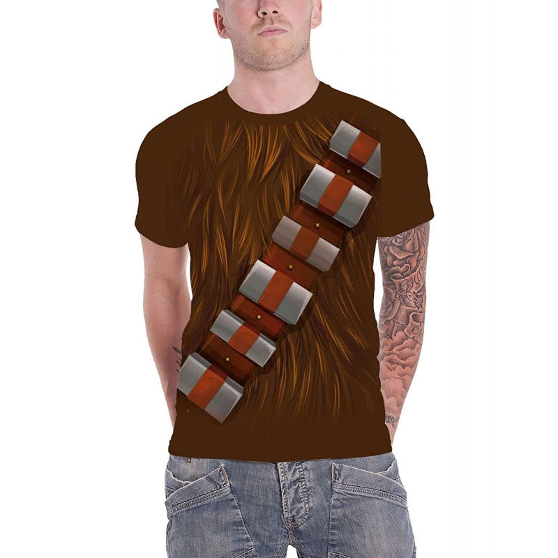 STAR WARS UNISEX TEE: CHEWBACCA CHEST (MEDIUM)