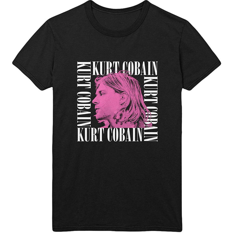 KURT COBAIN UNISEX TEE: HEAD SHOT FRAME (XX-LARGE)