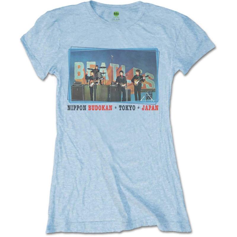 THE BEATLES LADIES TEE: NIPPON BUDOKAN (SMALL)