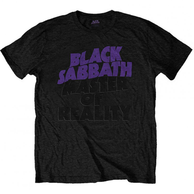 BLACK SABBATH UNISEX TEE: MASTERS OF REALITY ALBUM (BACK PRINT) (MEDIUM)