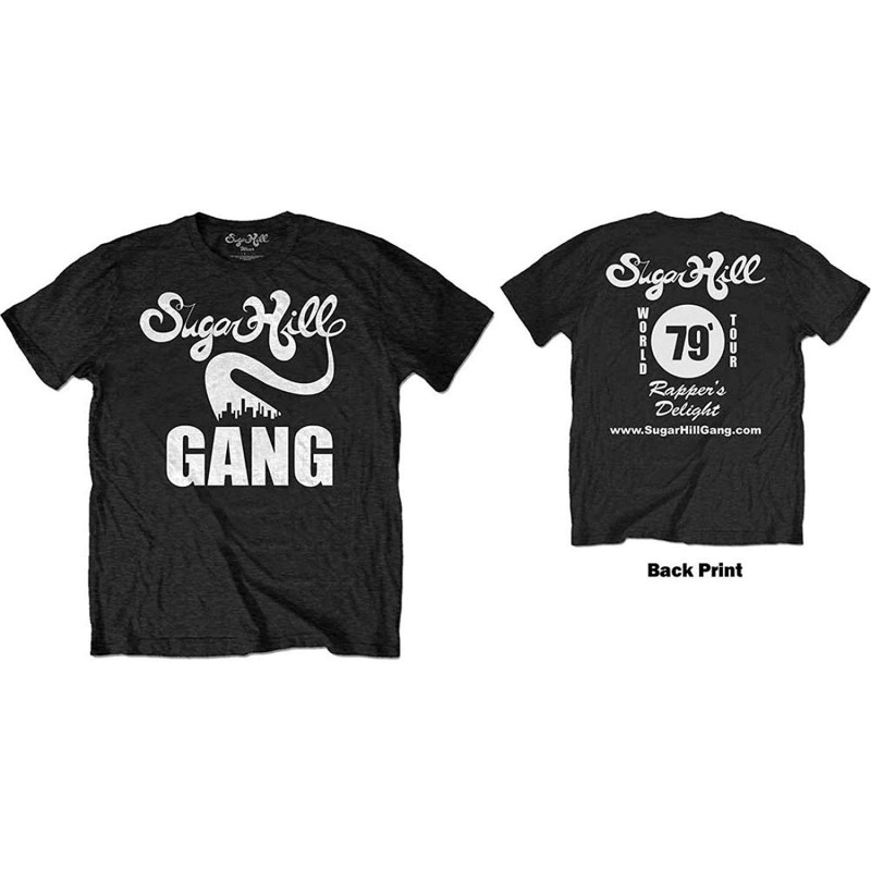 THE SUGAR HILL GANG UNISEX TEE: RAPPERS DELIGHT TOUR (BACK PRINT) (XX-LARGE)