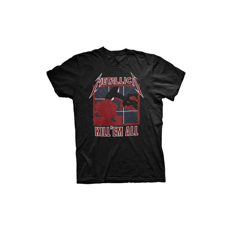 METALLICA UNISEX TEE: KILL 'EM ALL (BACK PRINT) (SMALL)