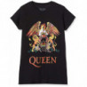 QUEEN LADIES TEE: CLASSIC CREST (XX-LARGE)