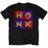 THE ROLLING STONES UNISEX TEE: HONK ALBUM TRACKLIST (BACK PRINT) (LARGE)