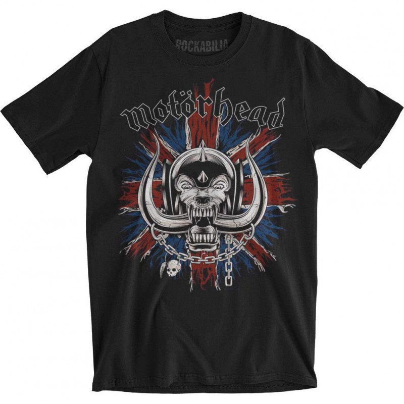 MOTORHEAD UNISEX TEE: BRITISH WARPIG (MEDIUM)