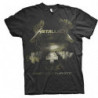 METALLICA UNISEX TEE: MASTER OF PUPPETS DISTRESSED (LARGE)