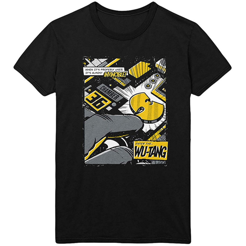 WU-TANG CLAN UNISEX TEE: INVINCIBLE (LARGE)