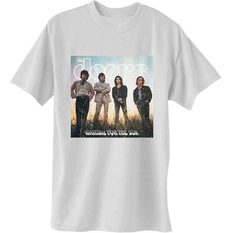 THE DOORS UNISEX TEE: WAITING FOR THE SUN (X-LARGE)