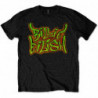 EILISH BILLIE T-SHIRT  XL UNISEX BLACK  GRAFFITI