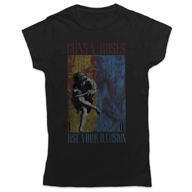 GUNS N' ROSES LADIES TEE: USE YOUR ILLUSION (SMALL)