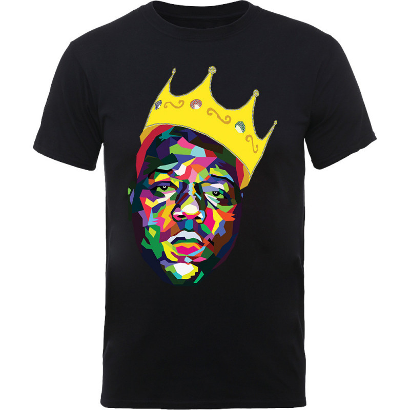 BIGGIE SMALLS UNISEX TEE: CROWN (SMALL)