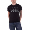 THE BEATLES UNISEX TEE: CROSSING (DIAMANTE) (MEDIUM)