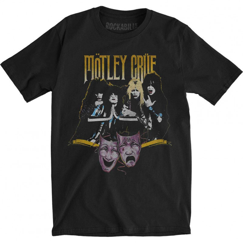 MOTLEY CRUE UNISEX TEE: THEATRE VINTAGE (MEDIUM)