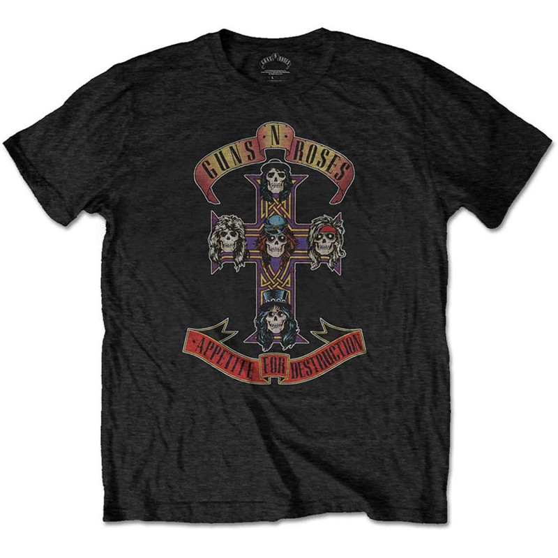 GUNS N' ROSES KID'S TEE: APPETITE FOR DESTRUCTION (RETAIL PACK) (LARGE)