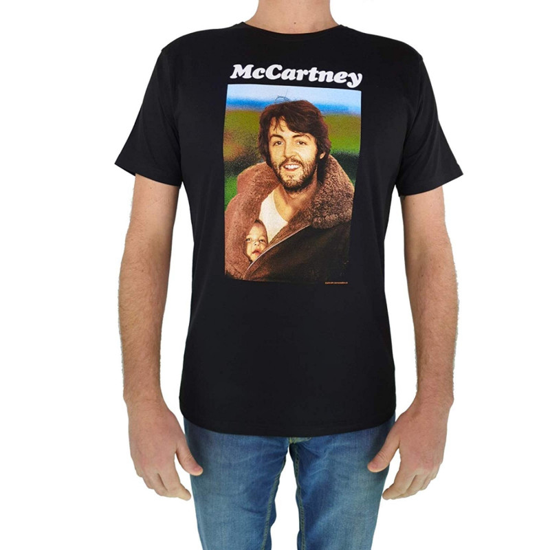 PAUL MCCARTNEY UNISEX TEE: MCCARTNEY PHOTO (X-LARGE)