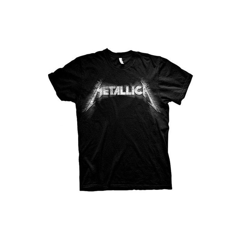 METALLICA UNISEX TEE: SPIKED (BACK PRINT) (LARGE)